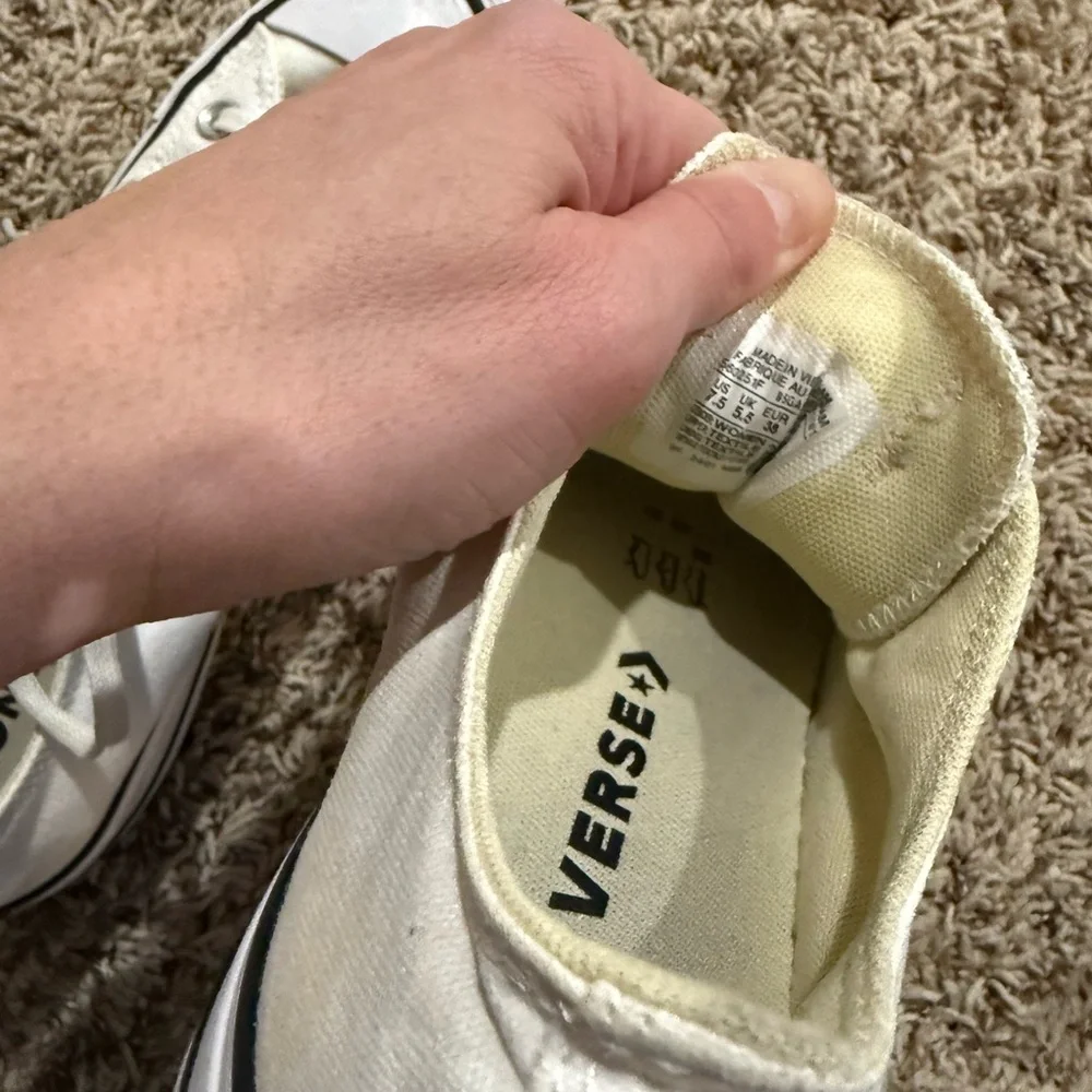 Converse Classic White Canvas Sneakers - Picture 4 of 5